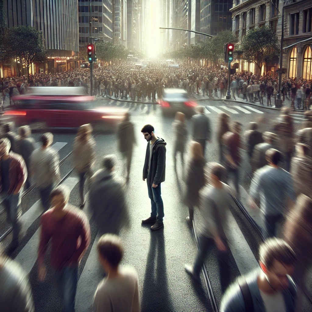 if you stand still, will you always be&nbsp;overtaken?