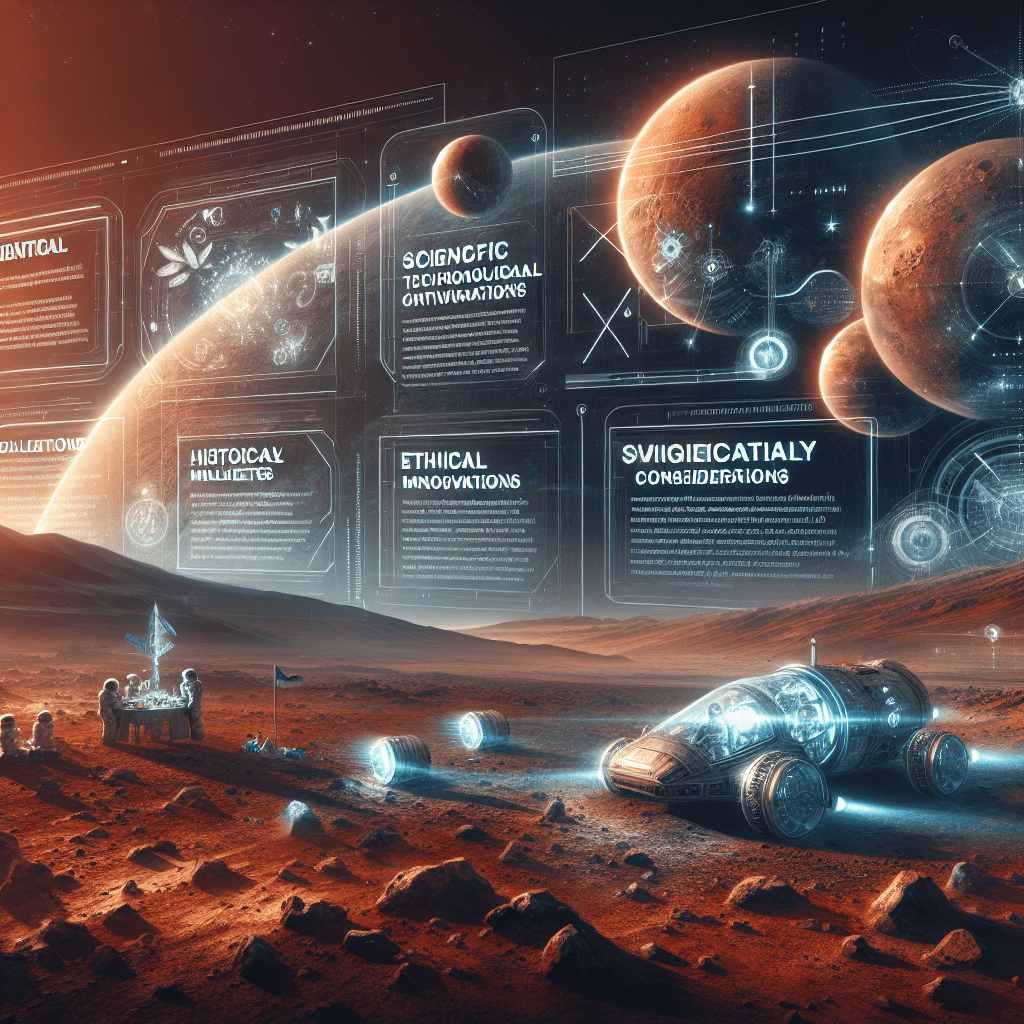 Marsbound: Navigating the Challenges of Human Colonization on the Red Planet